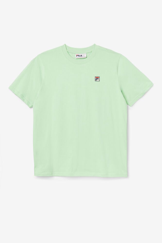 Fila T-Shirt Mens Green - Quartz - Philippines 2890135-OI